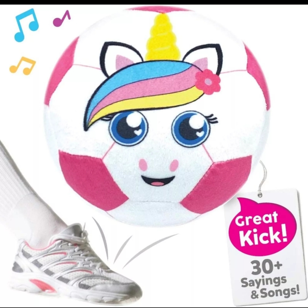 MOVE2PLAY UNICORN TALKING SOCCER BALL - ITEM #TS106 - NEW